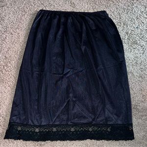 midi slip skirt